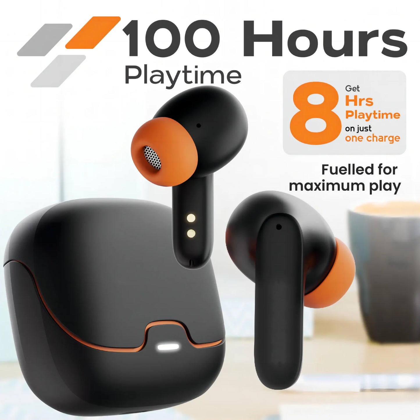 Sivir Wireless Earbuds Bluetooth 5.3 — Ultra-Low Latency TWS with Dual Mic ENC Noise Cancelling, Waterproof In-Ear Headphones with Charging Case (Gaming, Sport, Calls)