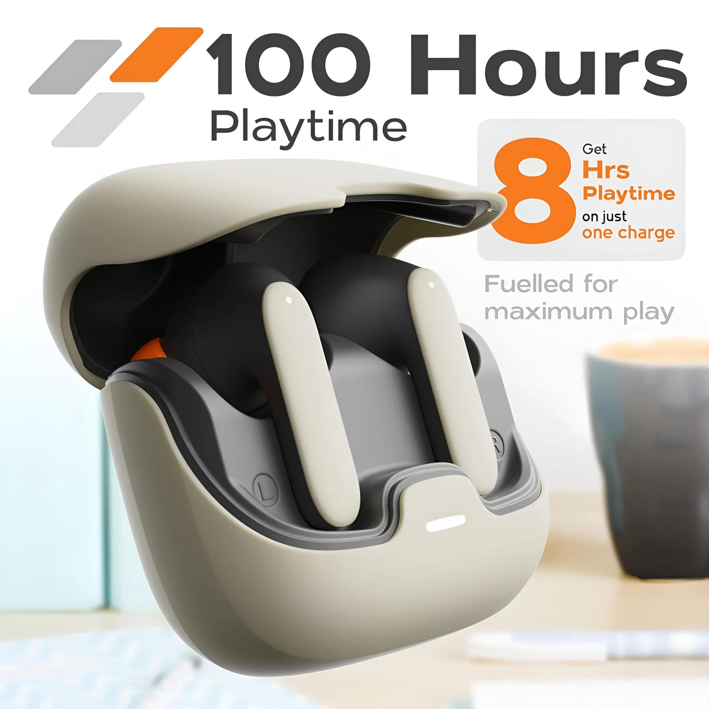 Sivir Wireless Earbuds Bluetooth 5.3 — Ultra-Low Latency TWS with Dual Mic ENC Noise Cancelling, Waterproof In-Ear Headphones with Charging Case (Gaming, Sport, Calls)