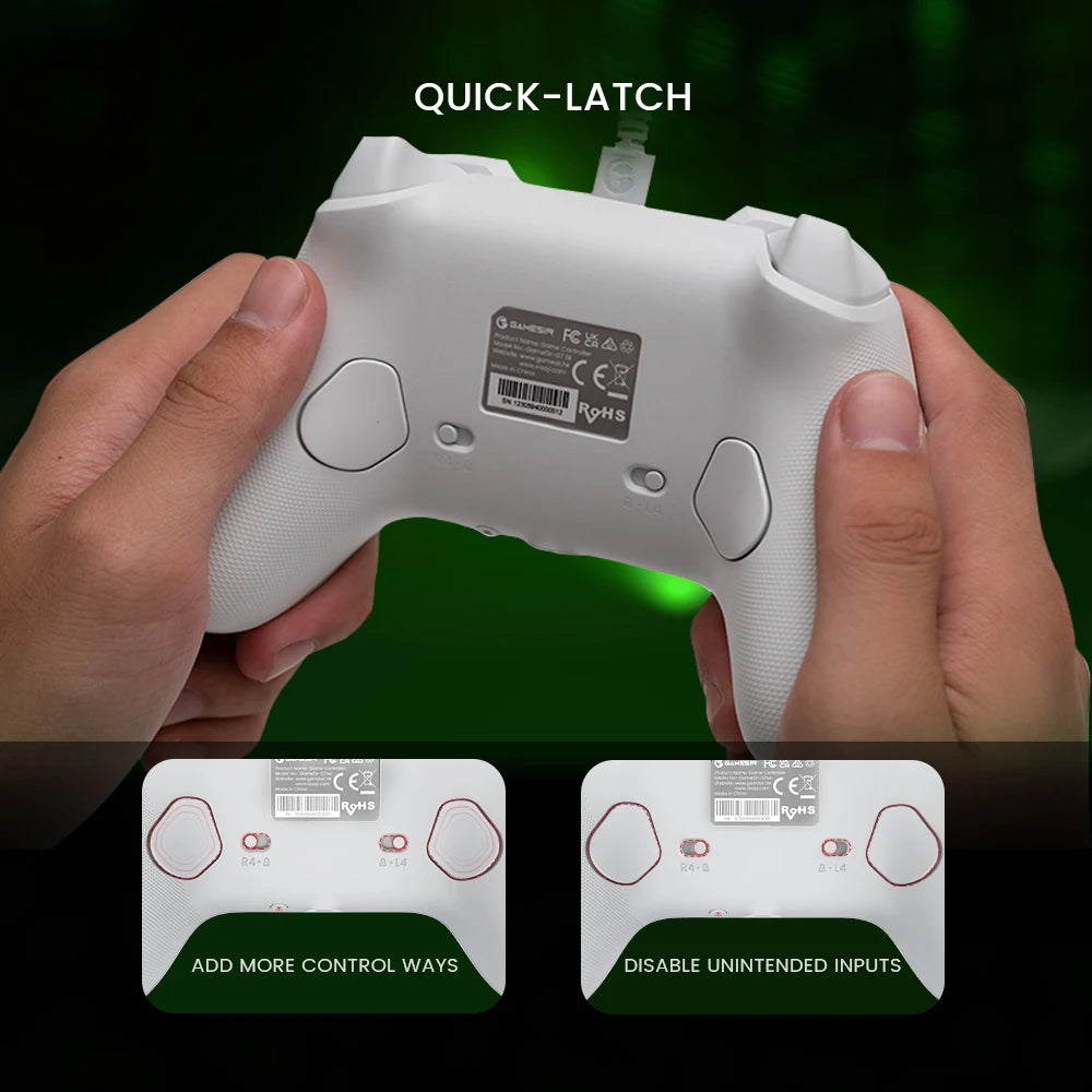GameSir G7 SE Wired Xbox Controller — Hall Effect Anti-Drift Joysticks & Triggers, 2 Back Buttons, Swappable Faceplate for Xbox Series X|S, Xbox One, PC & Steam (3m USB-C)