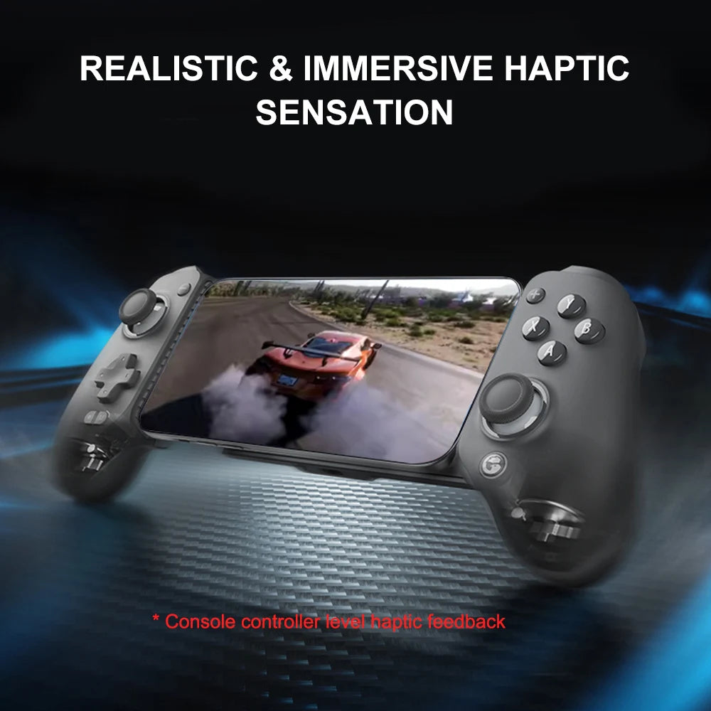GameSir G8 Plus Bluetooth Mobile Gaming Controller — Hall Effect Joysticks & Triggers for Android, iOS, Tablet & PC, Wireless Gamepad with Software Customization (Anti-Drift)