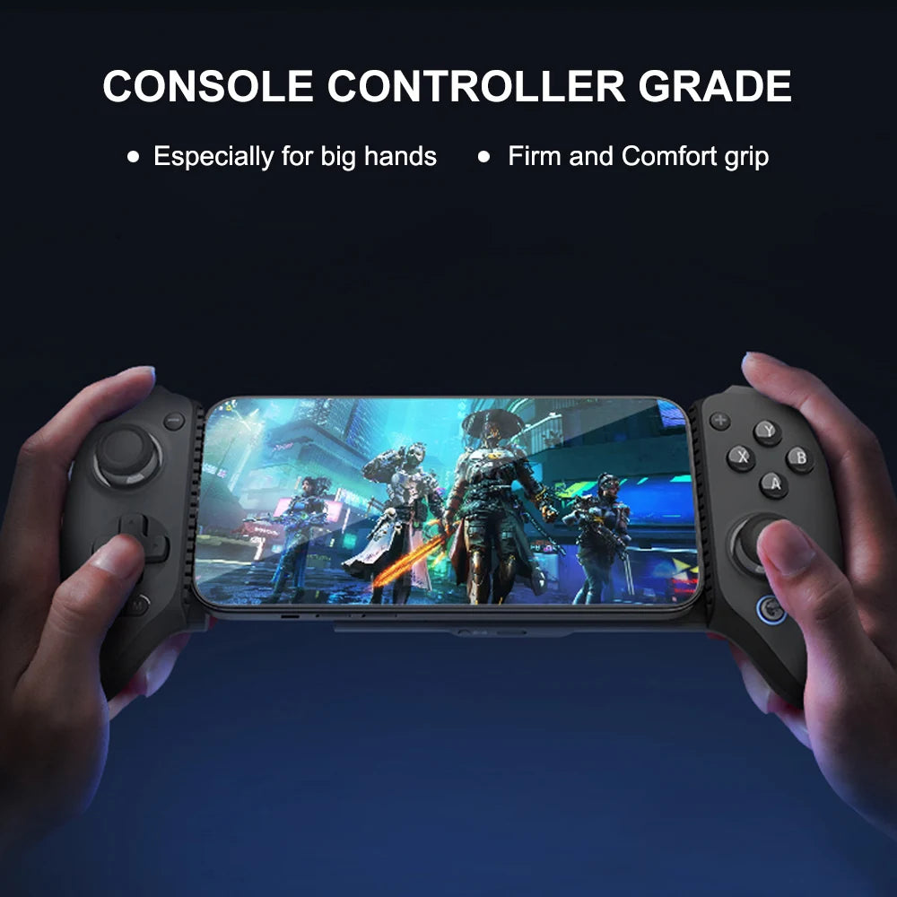 GameSir G8 Plus Bluetooth Mobile Gaming Controller — Hall Effect Joysticks & Triggers for Android, iOS, Tablet & PC, Wireless Gamepad with Software Customization (Anti-Drift)