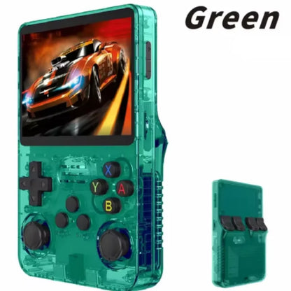 R36S Retro Handheld Game Console — 3.5" IPS Screen, Linux System, 15,000+ Classic Games, 64GB/128GB Portable Pocket Player for On-the-Go Retro Gaming
