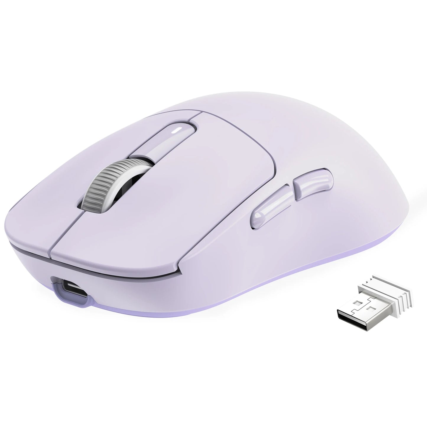 ATTACK SHARK X3 Wireless Gaming Mouse — 49g Ultra-Light Ergonomic Design, PixArt PAW3395 26K DPI Sensor, Tri-Mode (2.4G/Bluetooth/Wired), Programmable Buttons (Rechargeable)