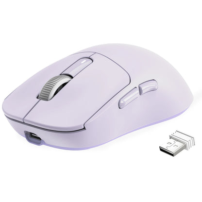 ATTACK SHARK X3 Wireless Gaming Mouse — 49g Ultra-Light Ergonomic Design, PixArt PAW3395 26K DPI Sensor, Tri-Mode (2.4G/Bluetooth/Wired), Programmable Buttons (Rechargeable)