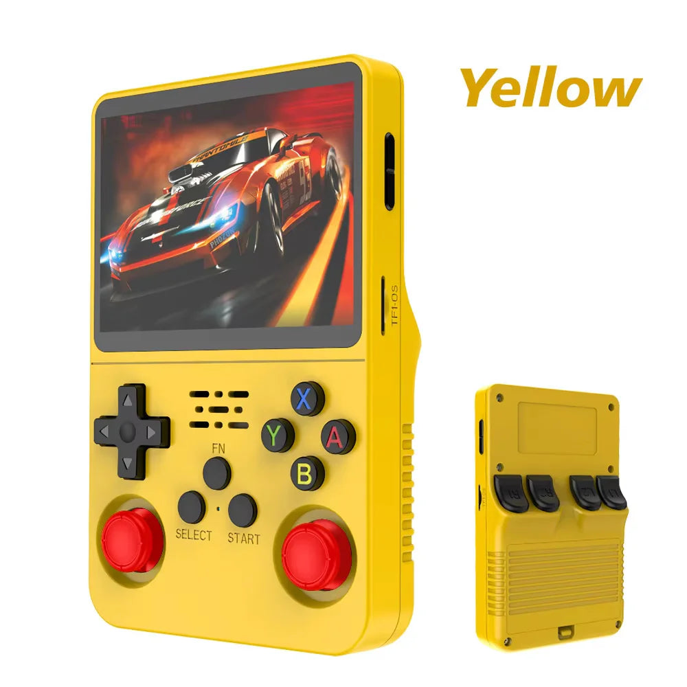 R36S Retro Handheld Game Console — 3.5" IPS Screen, Linux System, 15,000+ Classic Games, 64GB/128GB Portable Pocket Player for On-the-Go Retro Gaming