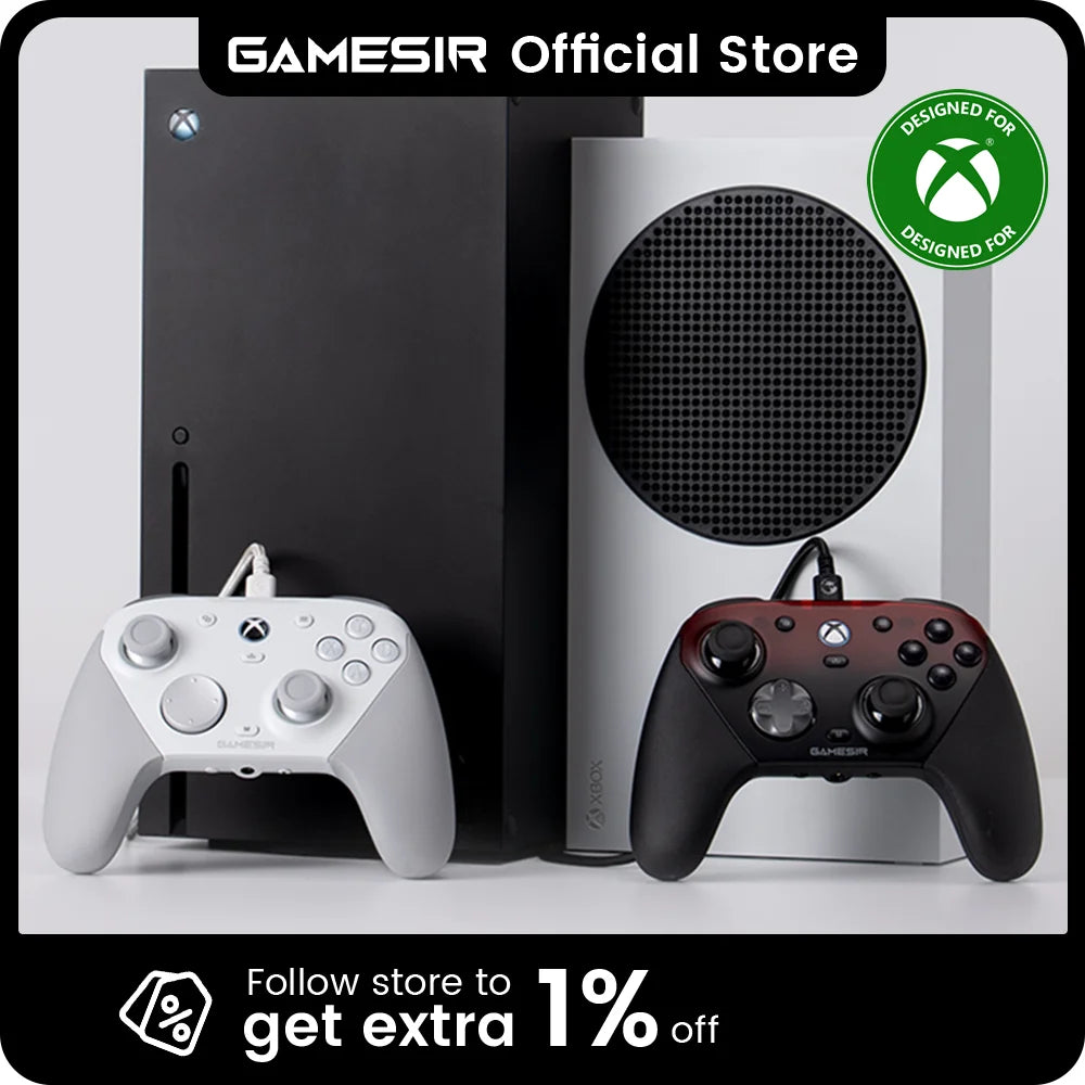 GameSir G7 Pro Wired Xbox Controller — No Stick Drift Ever