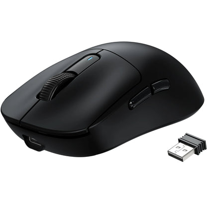 ATTACK SHARK X3 Wireless Gaming Mouse — 49g Ultra-Light Ergonomic Design, PixArt PAW3395 26K DPI Sensor, Tri-Mode (2.4G/Bluetooth/Wired), Programmable Buttons (Rechargeable)
