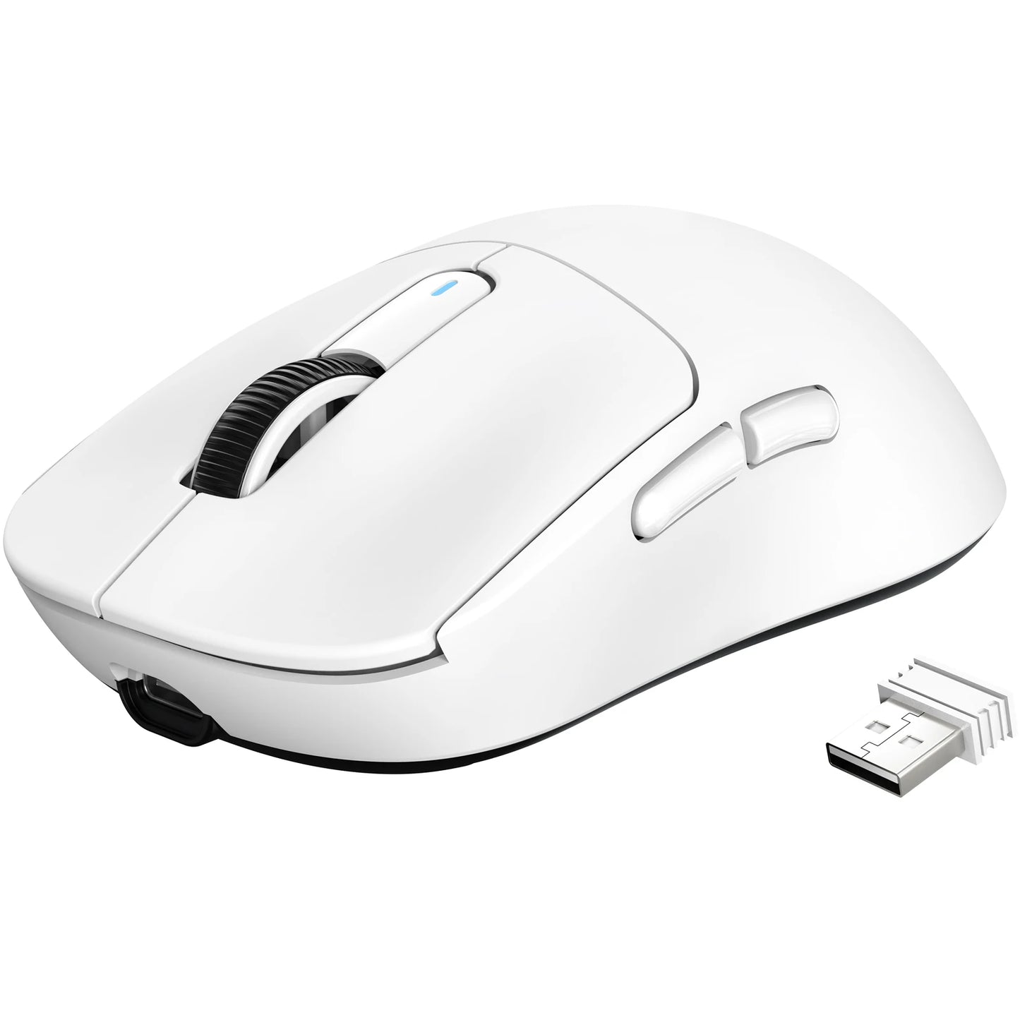 ATTACK SHARK X3 Wireless Gaming Mouse — 49g Ultra-Light Ergonomic Design, PixArt PAW3395 26K DPI Sensor, Tri-Mode (2.4G/Bluetooth/Wired), Programmable Buttons (Rechargeable)