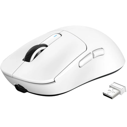 ATTACK SHARK X3 Wireless Gaming Mouse — 49g Ultra-Light Ergonomic Design, PixArt PAW3395 26K DPI Sensor, Tri-Mode (2.4G/Bluetooth/Wired), Programmable Buttons (Rechargeable)