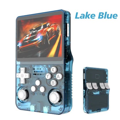 R36S Retro Handheld Game Console — 3.5" IPS Screen, Linux System, 15,000+ Classic Games, 64GB/128GB Portable Pocket Player for On-the-Go Retro Gaming