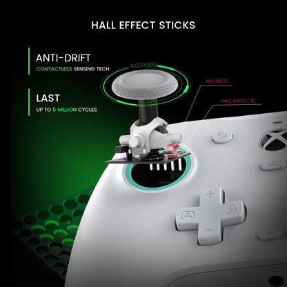 GameSir G7 SE Wired Xbox Controller — Hall Effect Anti-Drift Joysticks & Triggers, 2 Back Buttons, Swappable Faceplate for Xbox Series X|S, Xbox One, PC & Steam (3m USB-C)