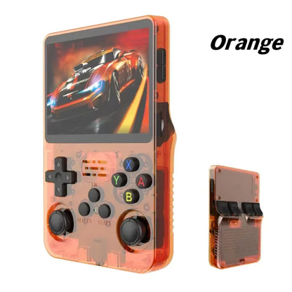 R36S Retro Handheld Game Console — 3.5" IPS Screen, Linux System, 15,000+ Classic Games, 64GB/128GB Portable Pocket Player for On-the-Go Retro Gaming