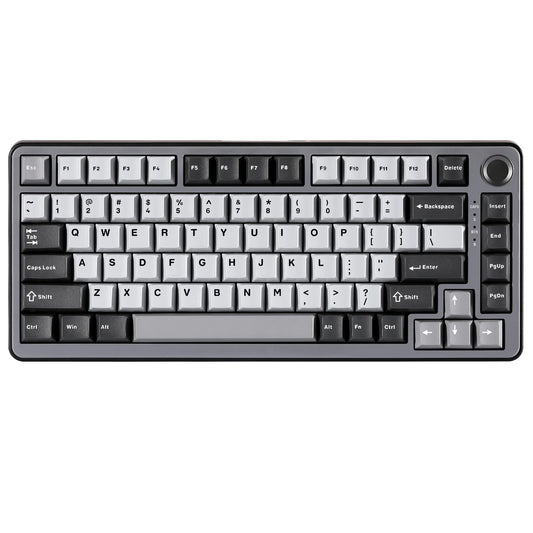 YUNZII RT75 Rapid Trigger Gaming Keyboard — Hyper-Fast Magnetic Switches, Hot-Swappable 75% Layout, PBT Double-Shot Keycaps, RGB Wired Mechanical Keyboard (82 Keys)