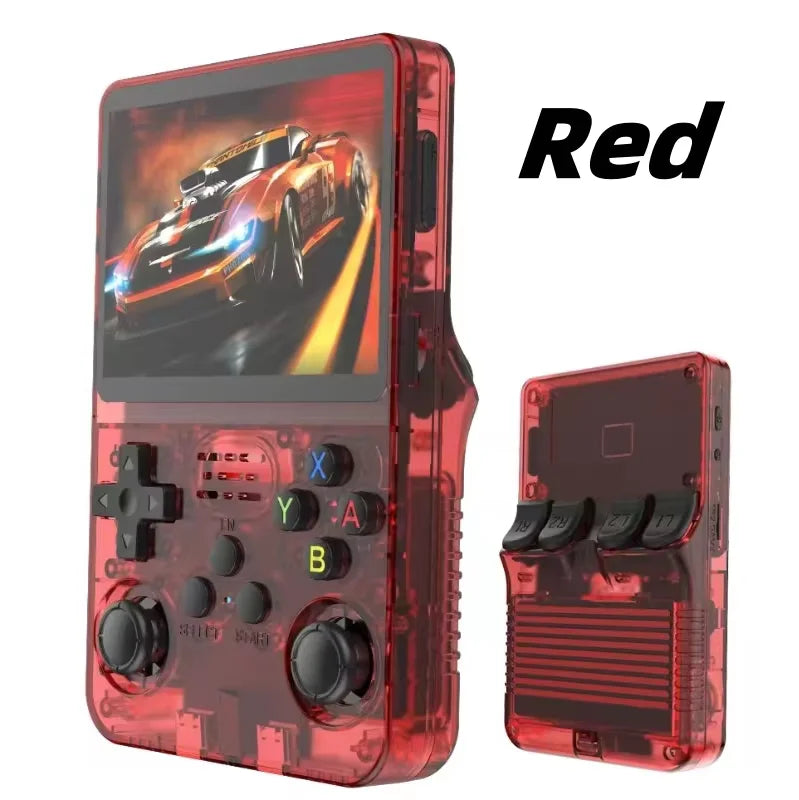 R36S Retro Handheld Game Console — 3.5" IPS Screen, Linux System, 15,000+ Classic Games, 64GB/128GB Portable Pocket Player for On-the-Go Retro Gaming