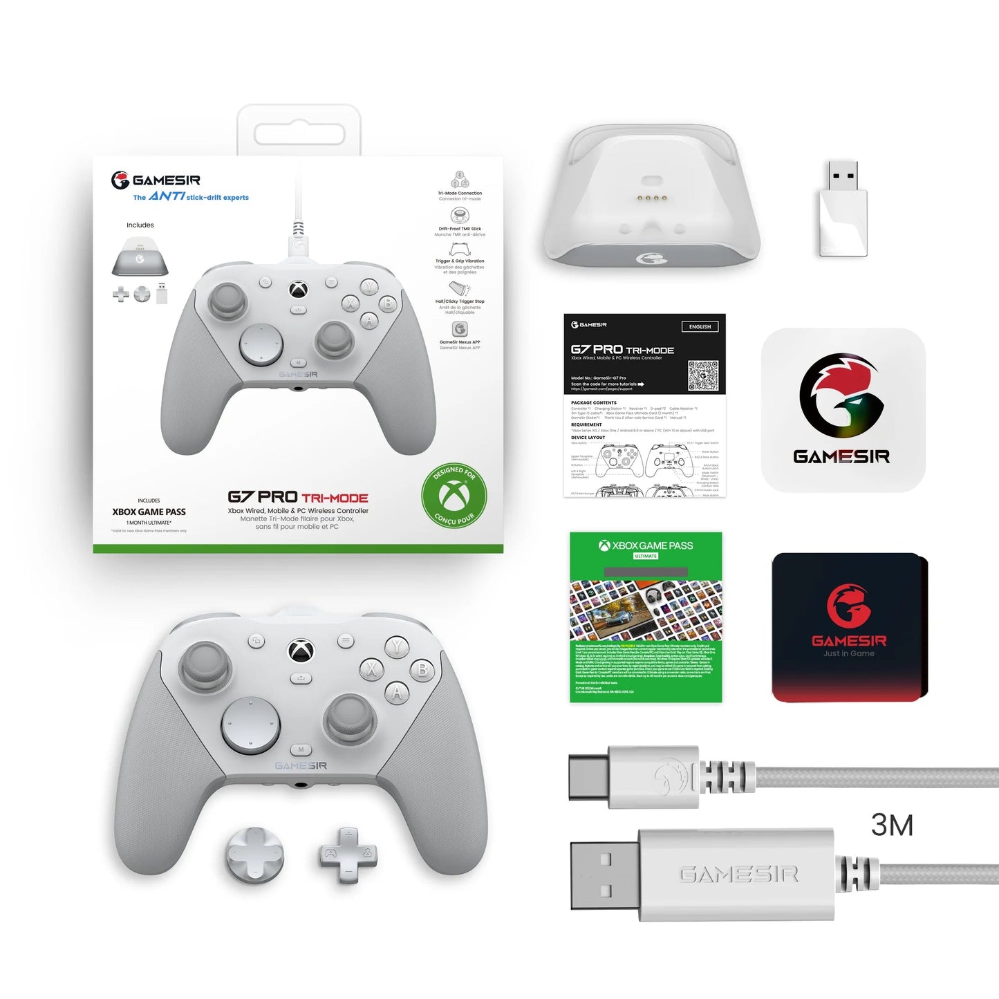GameSir G7 Pro Wired Xbox Controller — No Stick Drift Ever - pyxel shop