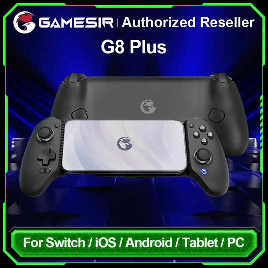 GameSir G8 Plus Bluetooth Mobile Gaming Controller — Hall Effect Joysticks & Triggers for Android, iOS, Tablet & PC, Wireless Gamepad with Software Customization (Anti-Drift) - pyxel shop